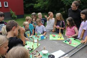 Kinder auf der Kinderfreizeit 2025