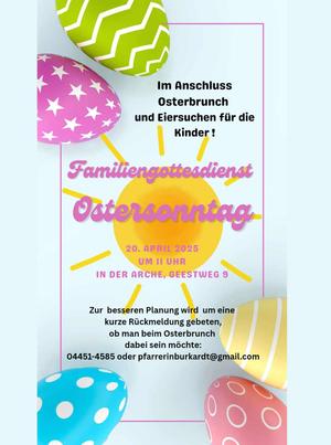 Familiengottesdienst in der Arche Büppel.