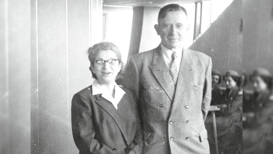 Johanne Titz, geborene Weinberg und Ehemann Hermann Titz.