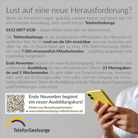 Ausbildungskurs Telefonseelsorge.