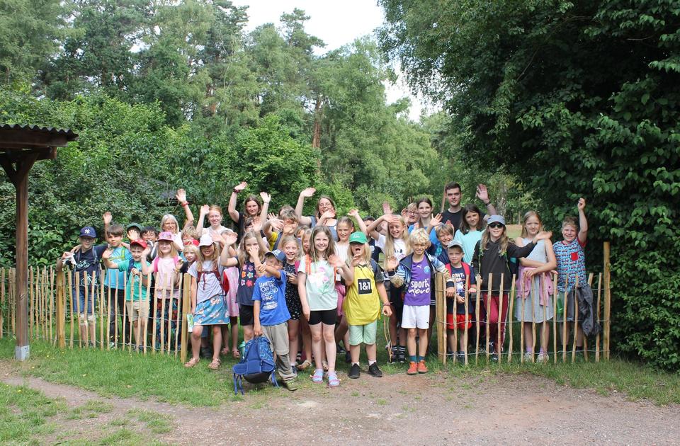 Gruppenbild der Kinderfeizeit