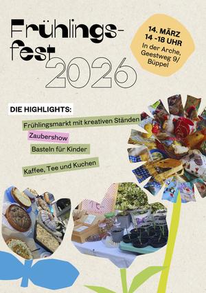 Frühlingsfest 2026 in der Arche. Bild: CANVA.