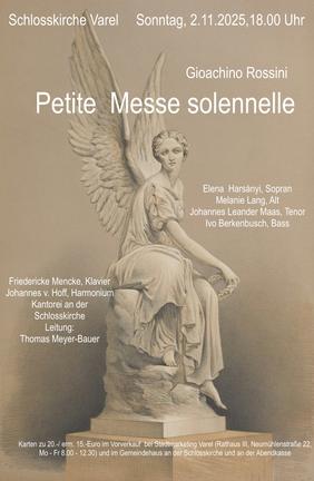 Konzert mit Rossinis Petite Messe solennelle am 2. November 2025.