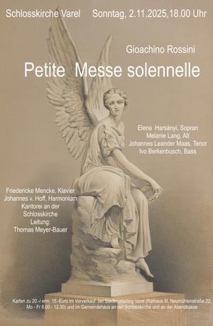 Konzert mit Rossinis Petite Messe solennelle am 2. November 2025.