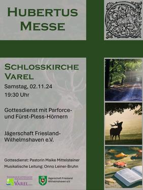Einladung zur Hubertusmesse.