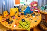 Weltladen Taschenkollektion.