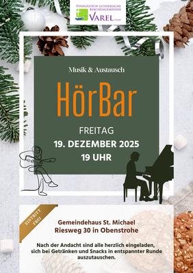 Einladung zur HörBar in der Adventszeit.