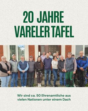 Bild von Ehrenamtlichen Mitarbeitern der Tafel Varel.