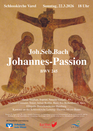 Konzertplakat zur Johannes-Passion