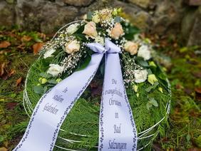 Kranzniederlegung zum Volkstrauertag.