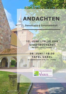 Andacht für Demokratie und Zusammenhalt am 12.06.
