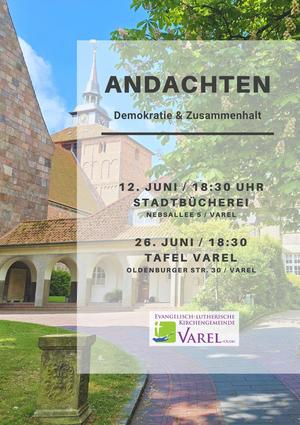 Andacht für Demokratie und Zusammenhalt am 12.06.
