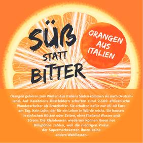 Frische Orangen aus fairem Handel