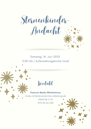 Sternenkinder Andacht in der Auferstehungskirche