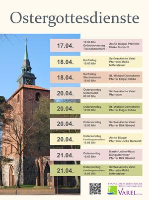 Ostergottesdienste im Überblick