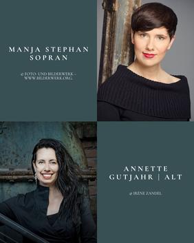 Manja Stephan und Annette Gutjahr.